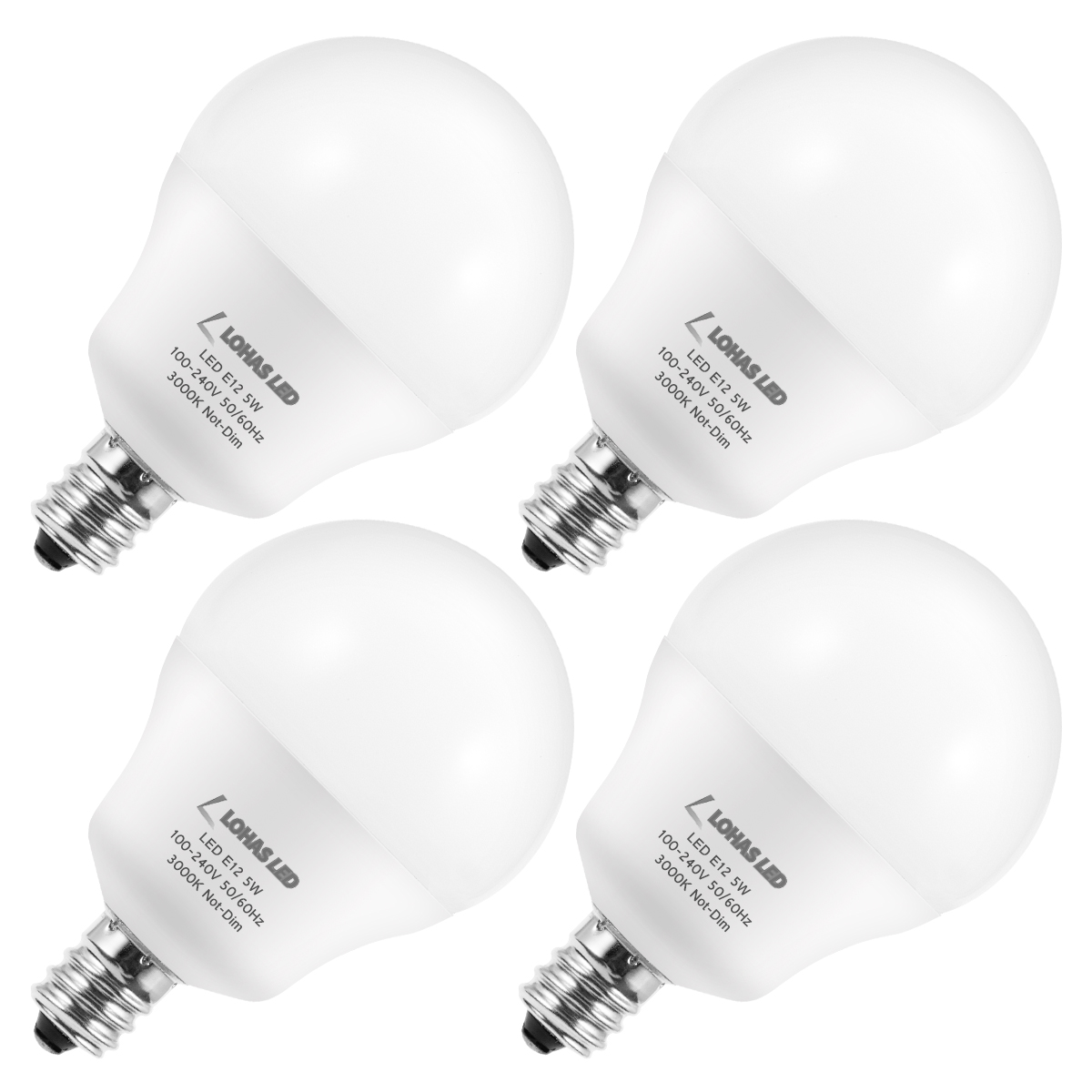 led bulb e12 600 lumen